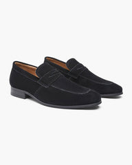 Aglaza Retro Suede Penny Loafers