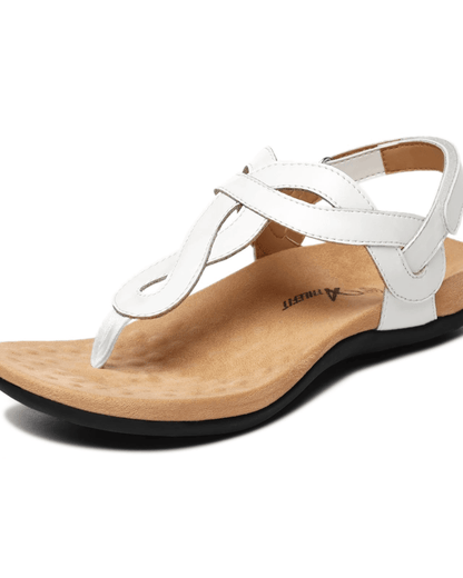 OLANE Stylish T-Strap Arch Support Sandal Blue35/5Women's Shoes