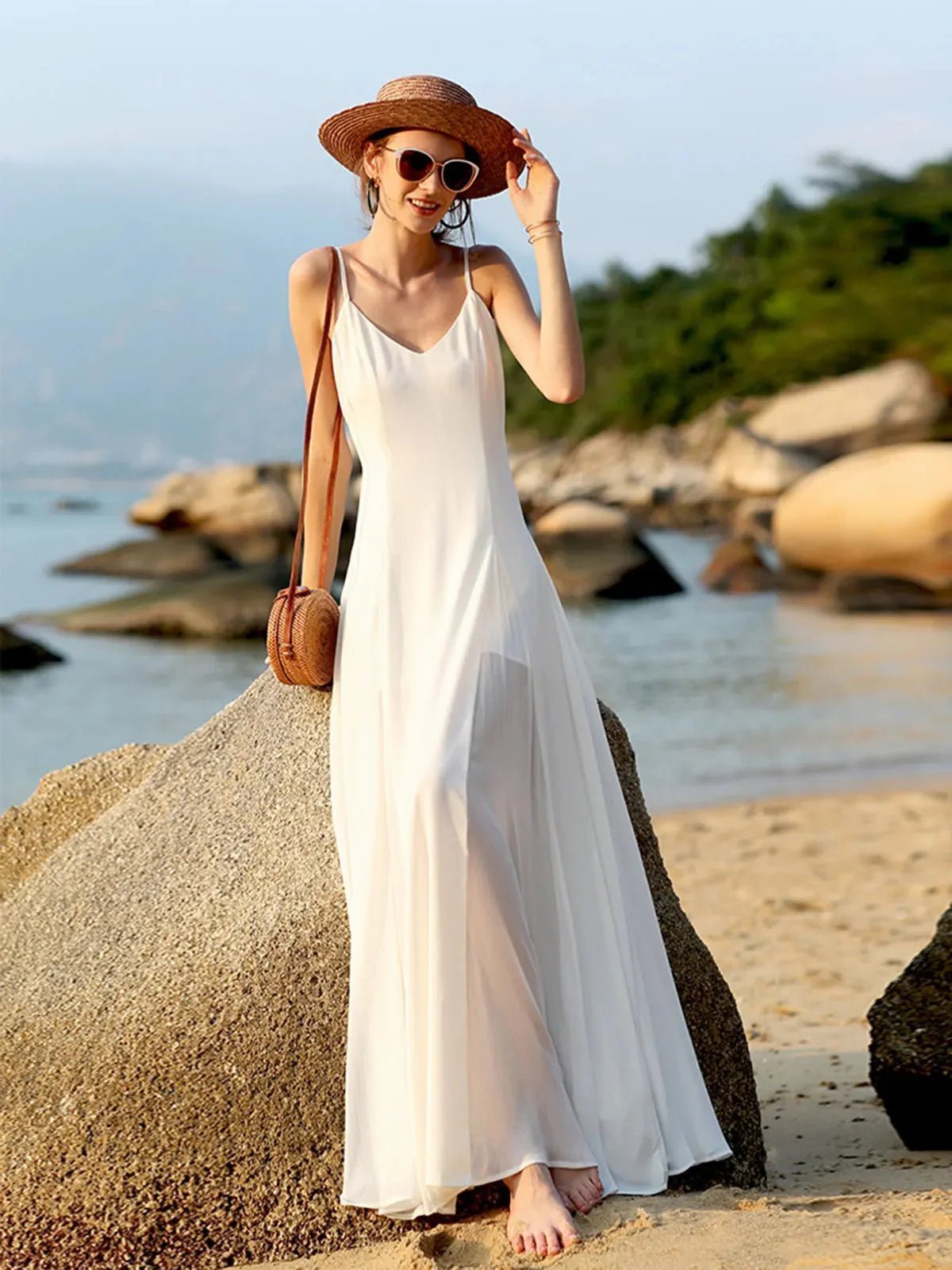OLANE Hanna Backless Cami Maxi Dress XSWomen's Dresses