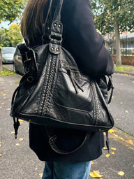 Vegan Leather Shoulder Bag