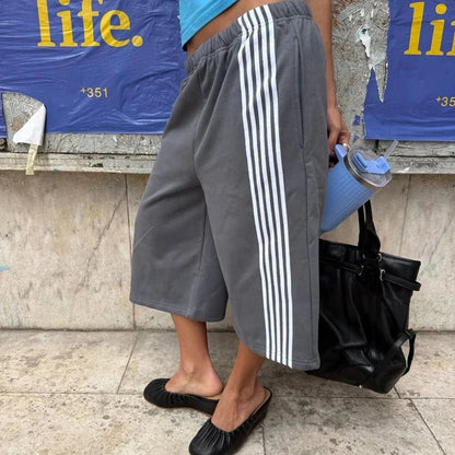 OLANE Vintage Baggy Bermuda Joggers SWomen's Bottoms