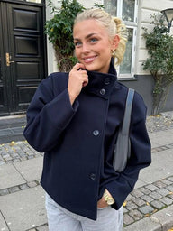 Winter Cape Stand Collar Coat