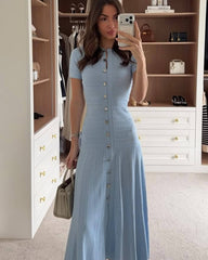 Wren Ribbed Knit Midi Dress