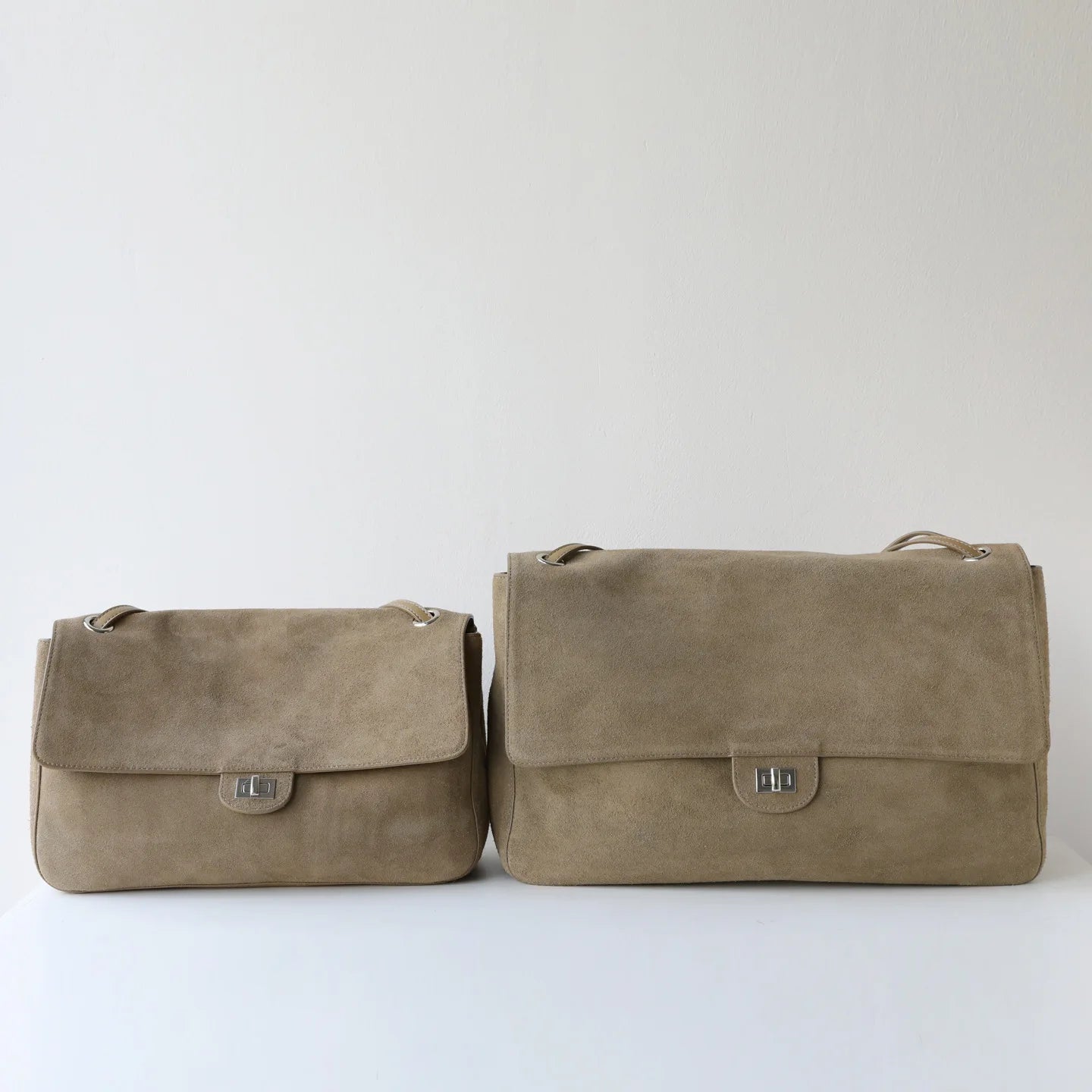 Frosted Cowhide Retro Tote Bag
