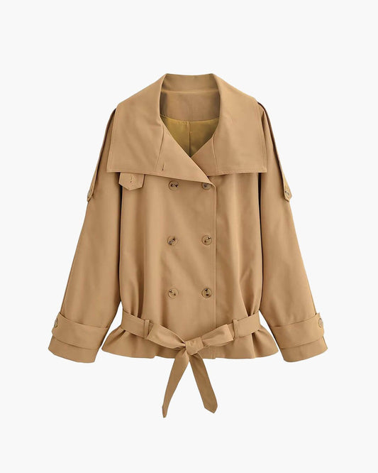 High Neck Utility Trench Jacket