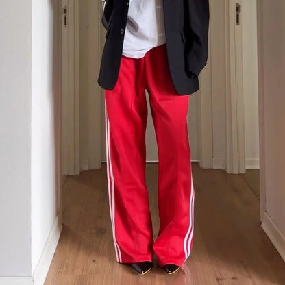 Striped Drawstring Sweatpants