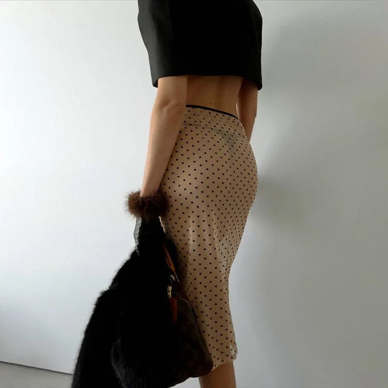 Anna High-Waist Mesh Skirt