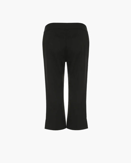 Zofia Black Capri Pants